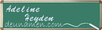 Adeline Heyden Visitenkarte